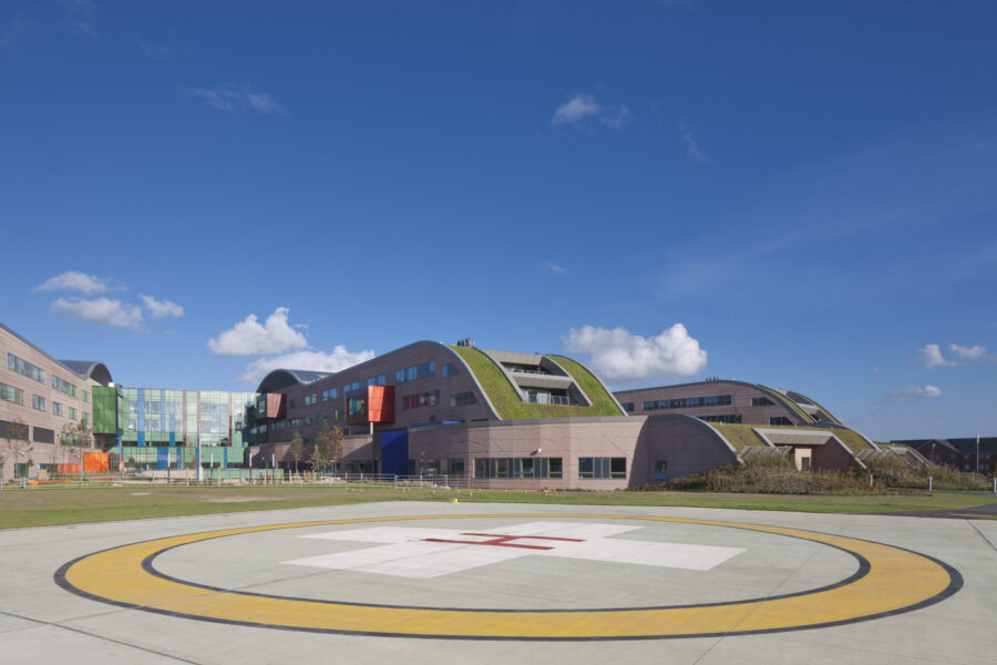 Exterior photograph of Alder Hey.